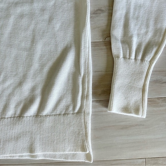 Everlane White Knitted Crew Neck Sweater - Picture 4 of 8